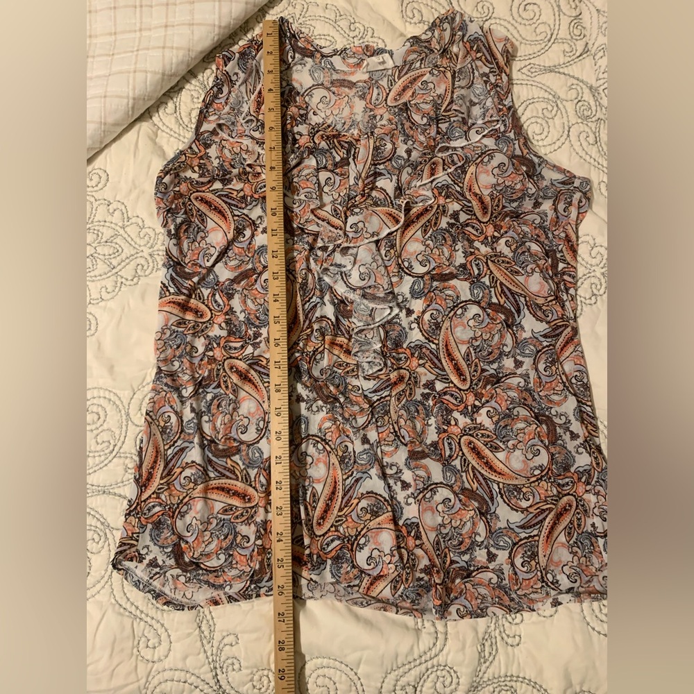 Paisley Ruffle top - Picture 11 of 11